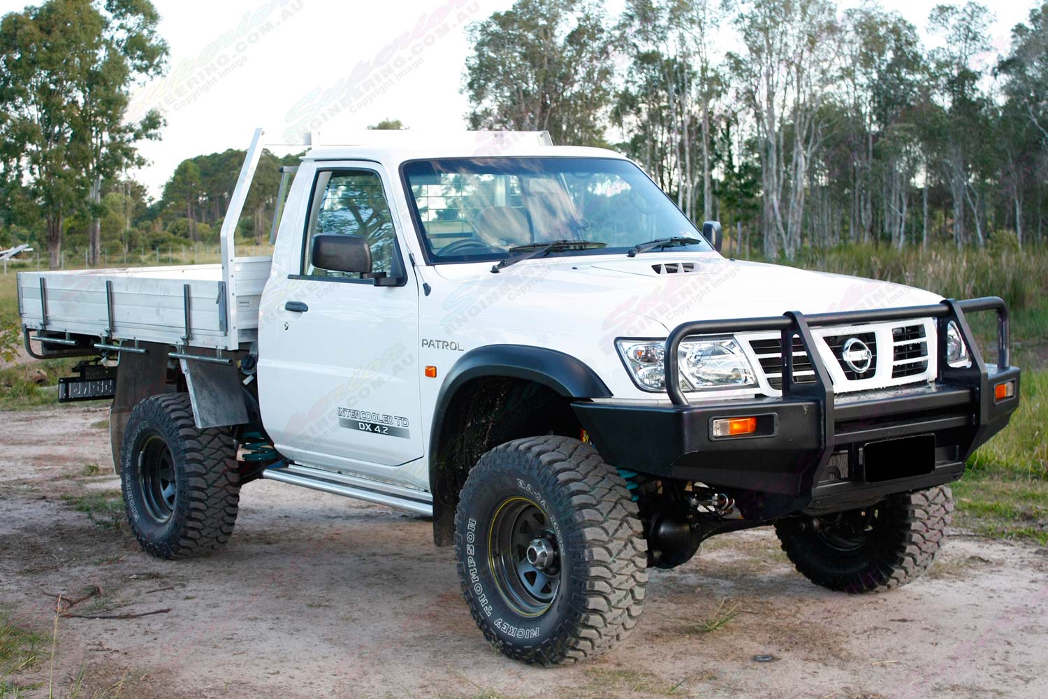 Nissan Patrol GU Ute White 062010 Superior Customer Vehicles