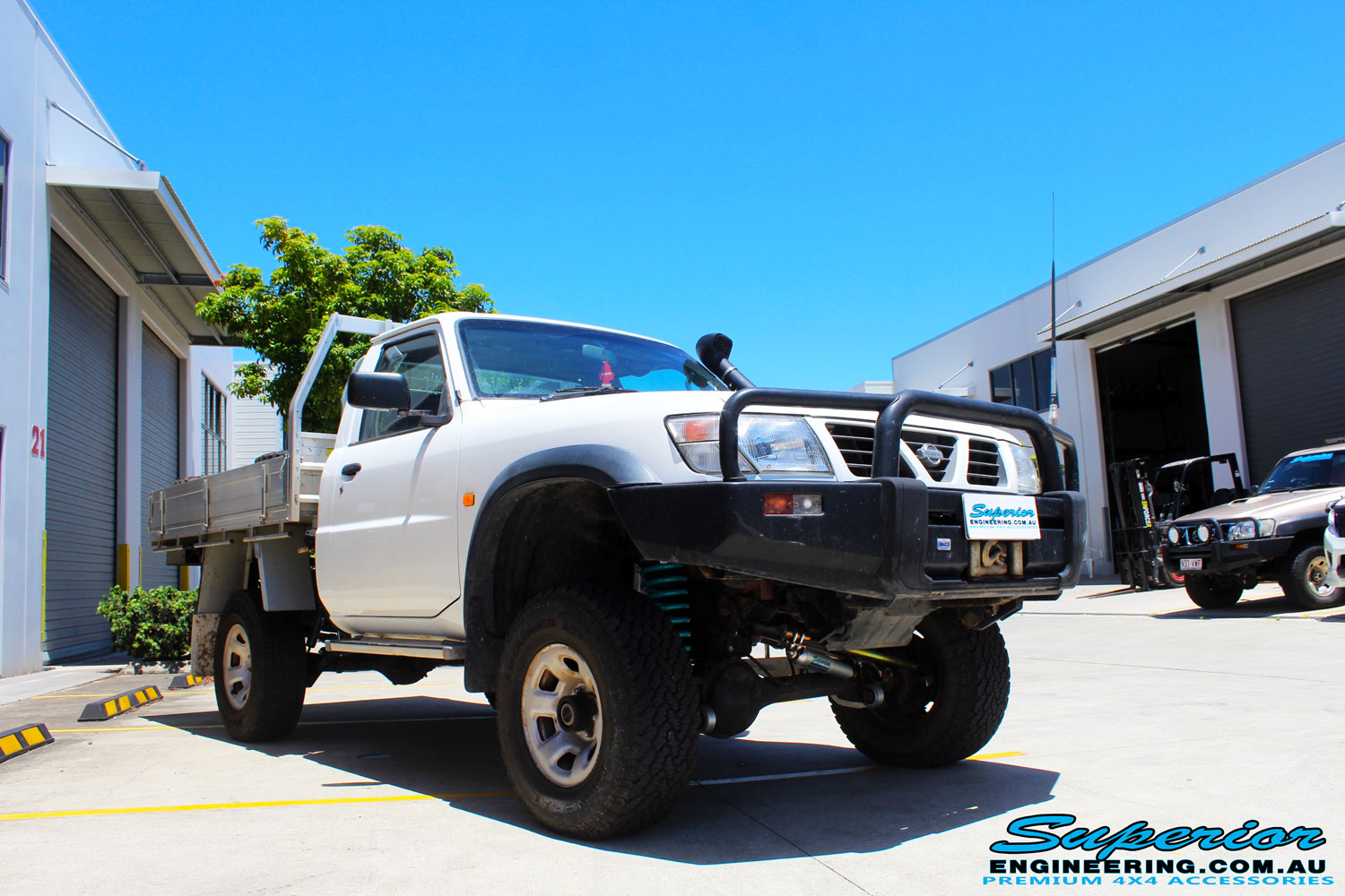 Nissan GU Patrol Ute White 113131 Superior Customer Vehicles