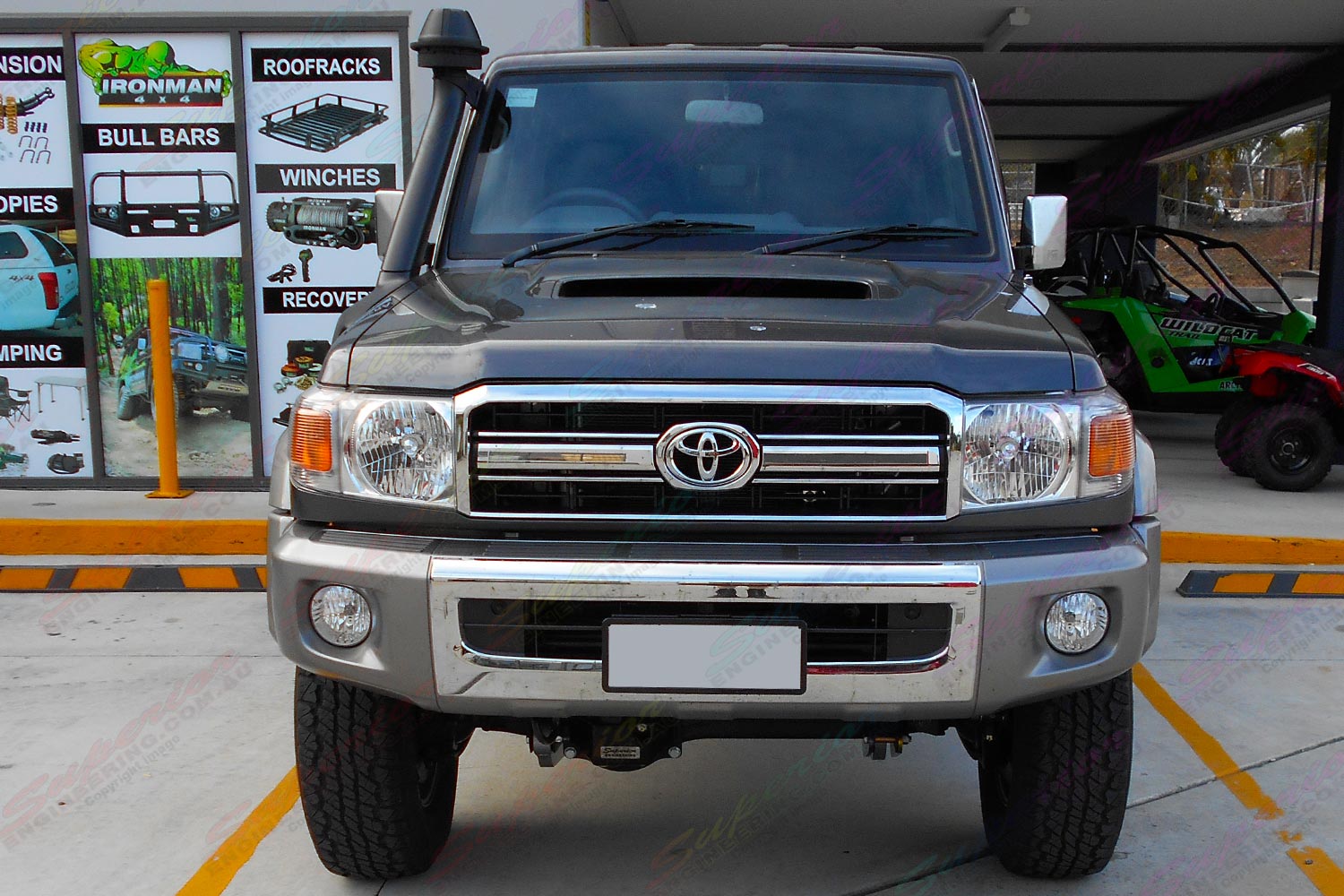 toyota landcruiser 76 series wagon grey 39217